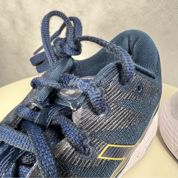 Asics Gel Kayano 28 Womens 10 Navy Yellow Running Sneakers super clean - Picture 6 of 10